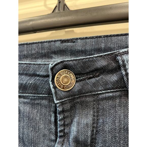 Buffalo David Bitton Women’s Giselle Cargo Jeans Blue Stretch Skinny Size 26 - Picture 3 of 9